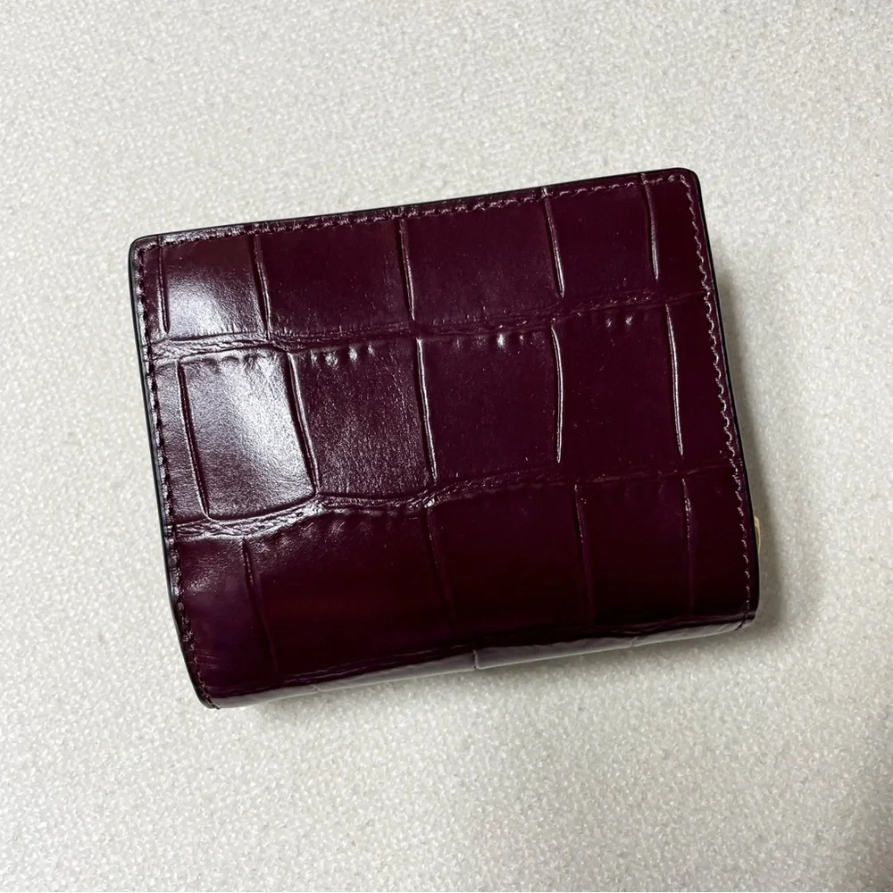 Coach Snap Wallet Medium Size Merlot